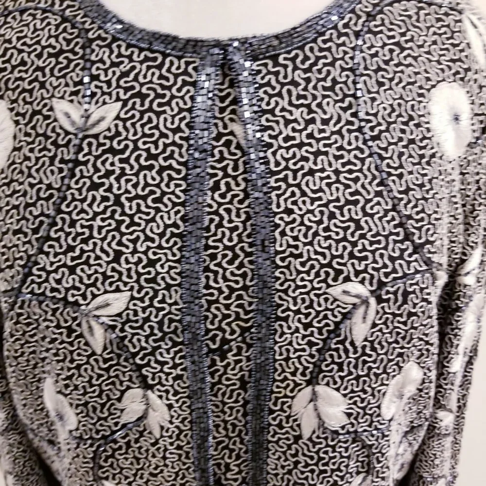 90s Vintage Adrianna Papell Occasions Jacket and Shell Set - PM - Picture 2 of 6